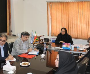 جلسه مشترم اعضای هیات مدیره کانون البرز با نماینده شرکت صا پست