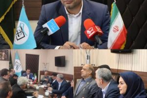نشست مسئول سازمان بسیج حقوق‌دانان کشور با مدیران و مسئولان مجموعه‌های حقوقی استان البرز، با حضور رئیس کانون سردفتران و دفتریاران استان البرز